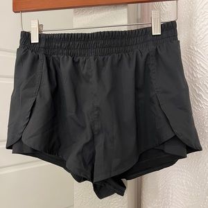 Girlfriend Collective Black Trail Shorts